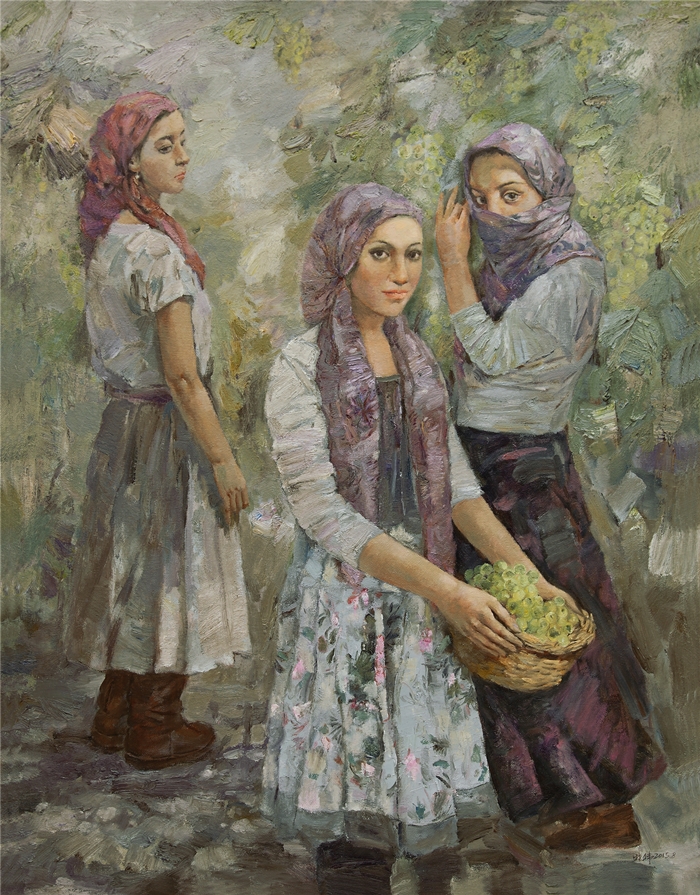 《吐鲁番的葡萄熟了》布面油画115x145cm2015年_副本.jpg